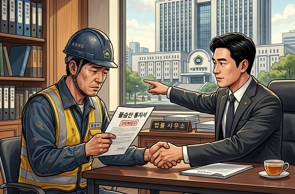 산재 신청 거절 후 이의 신청·행정소송 전략: 불승인 결과를 뒤집는 법적 대응 가이드