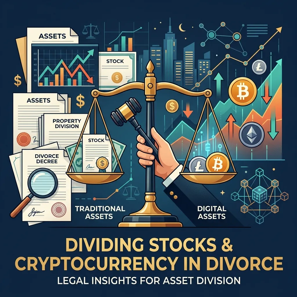 이혼 시 주식 및 가상자산(코인) 재산분할 청구 방법과 시세 평가 기준일 산정 가이드