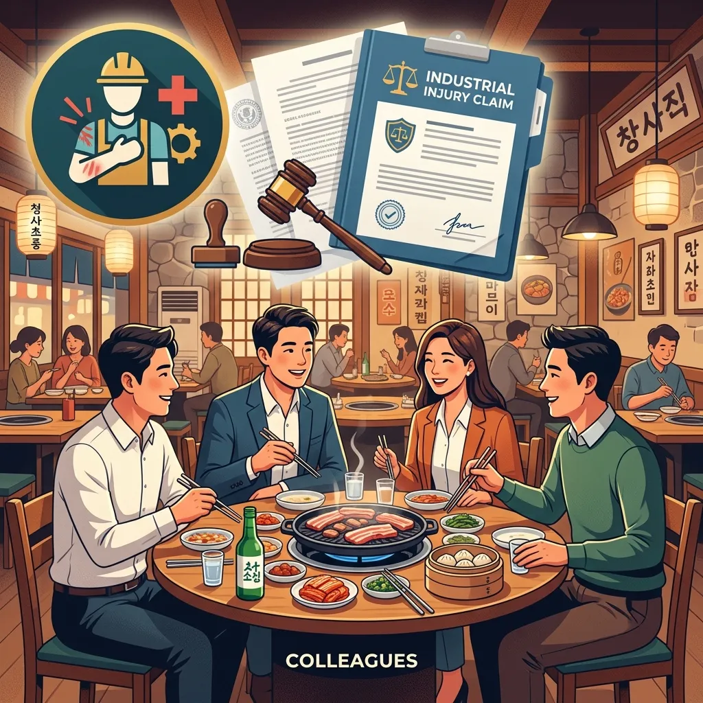 공식 회사 회식 중 다쳤을 때 정식 산재 신청 가능 여부와 인정 요건