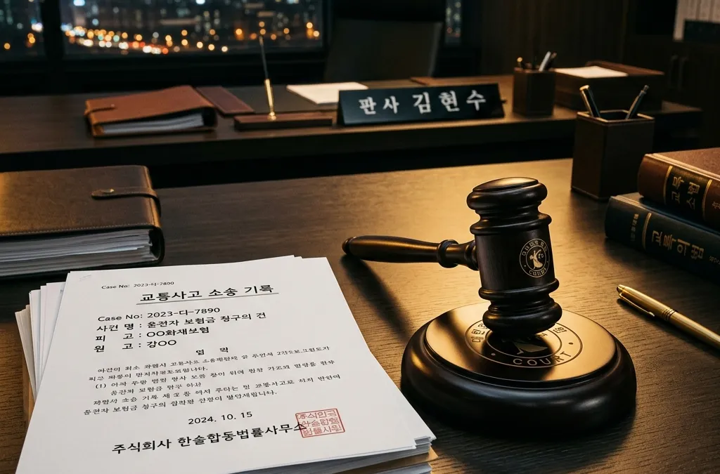 교통사고 12대 중과실 벌금 및 형사합의금 운전자보험 보상 기준과 변호사 선임 요령